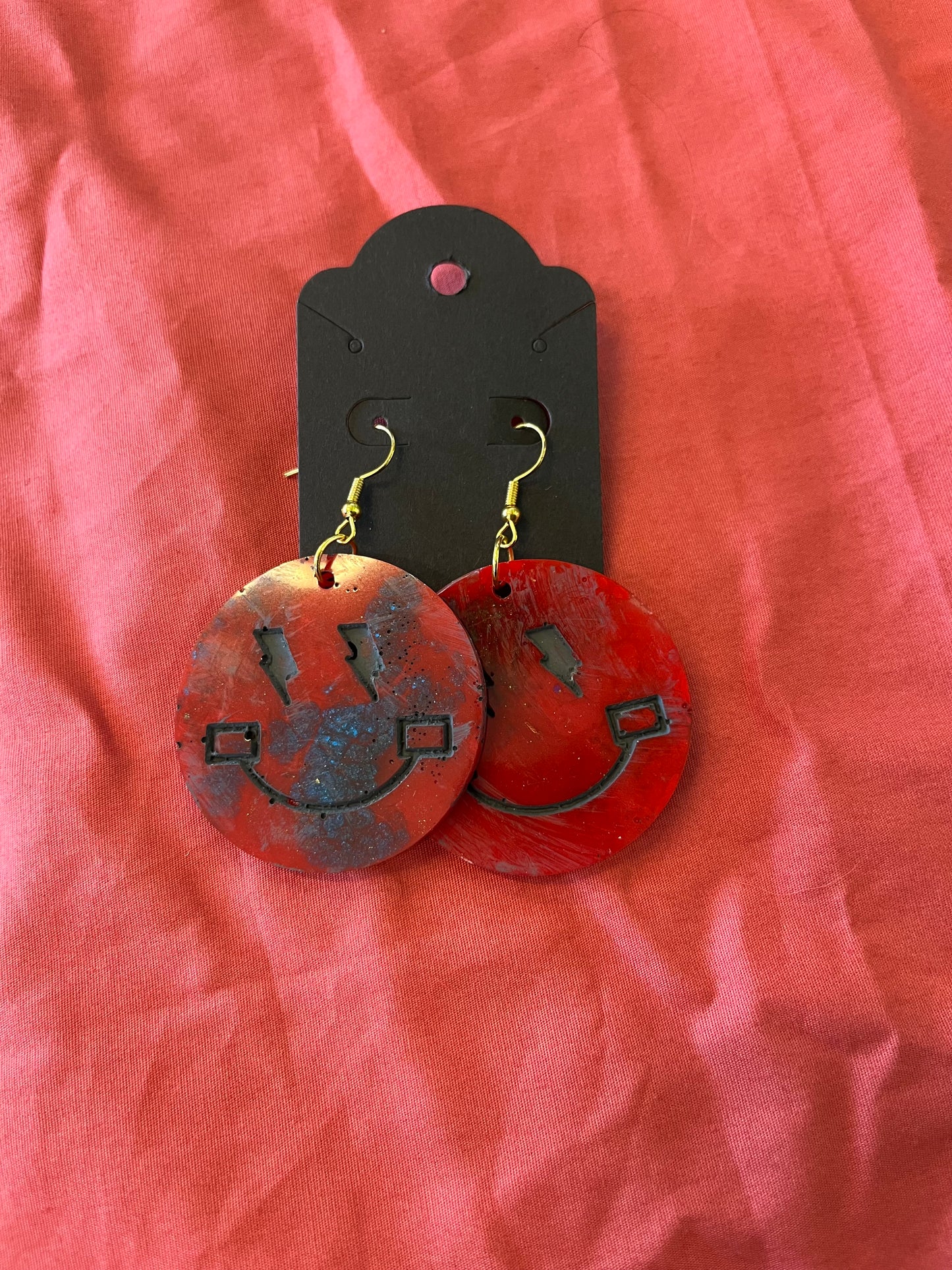 Smiley face earrings