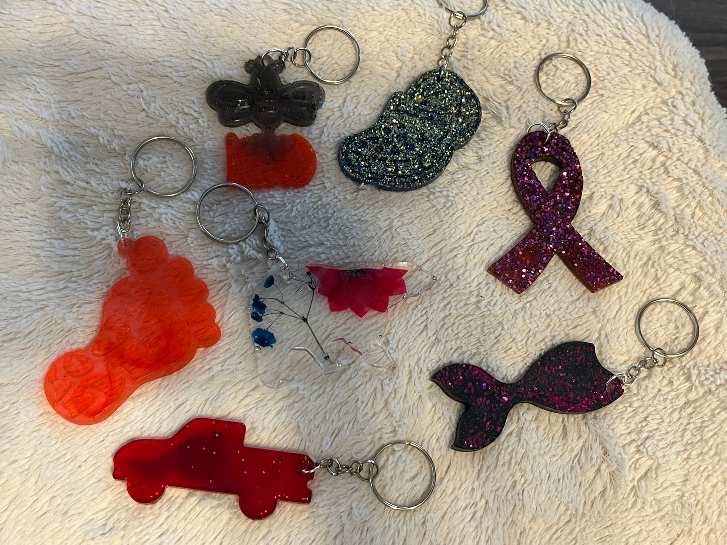 Resin keychain