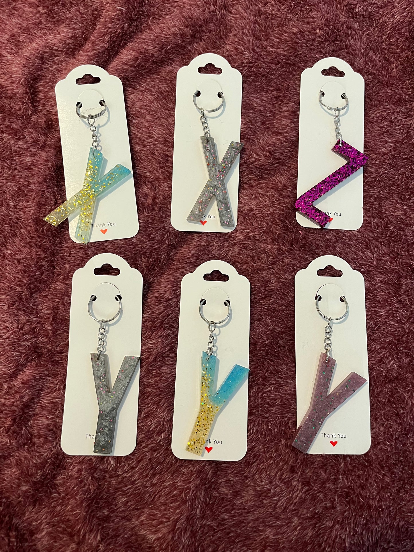Letter keychain