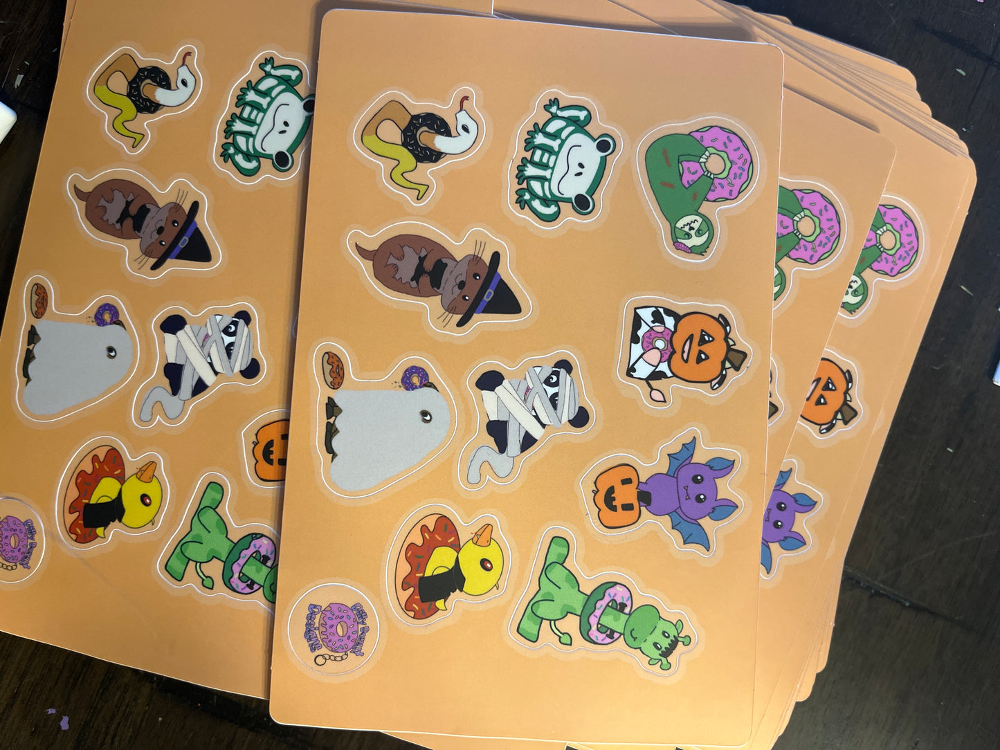 Halloween stickers