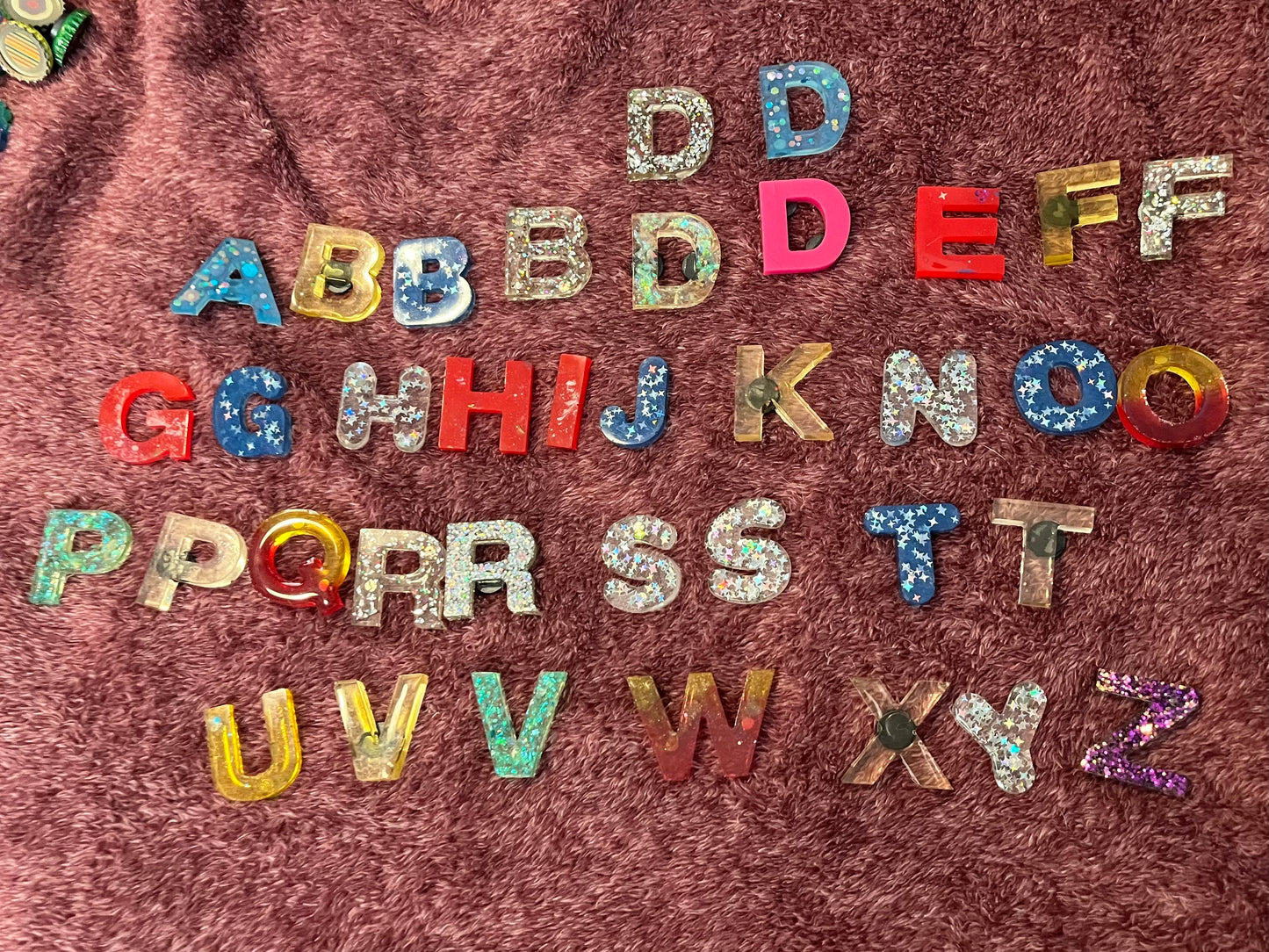 Letter magnets