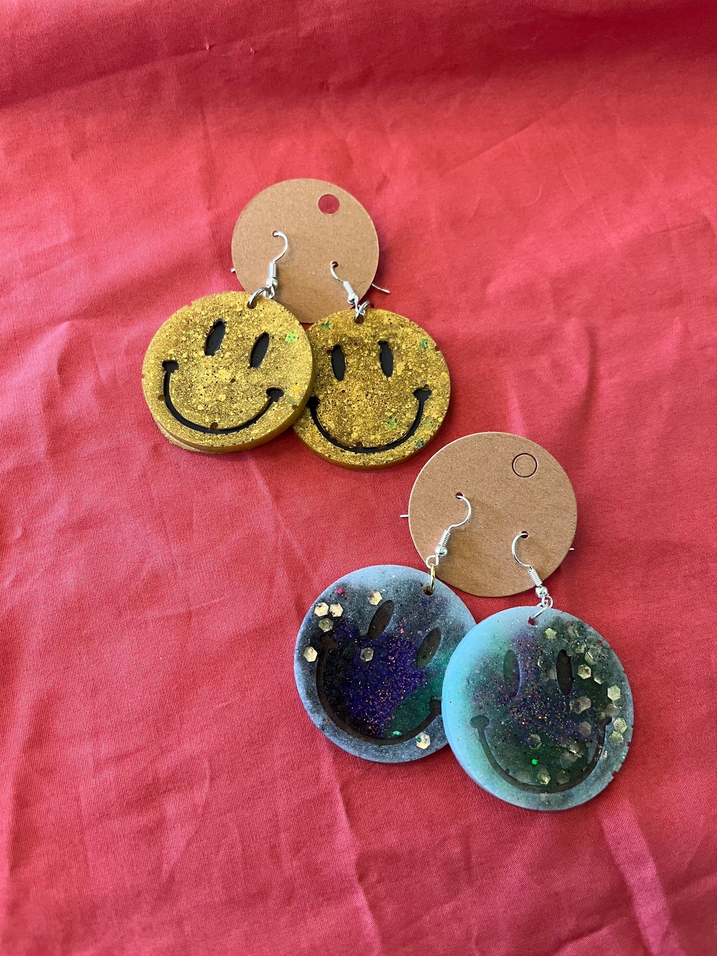 Smiley face earrings