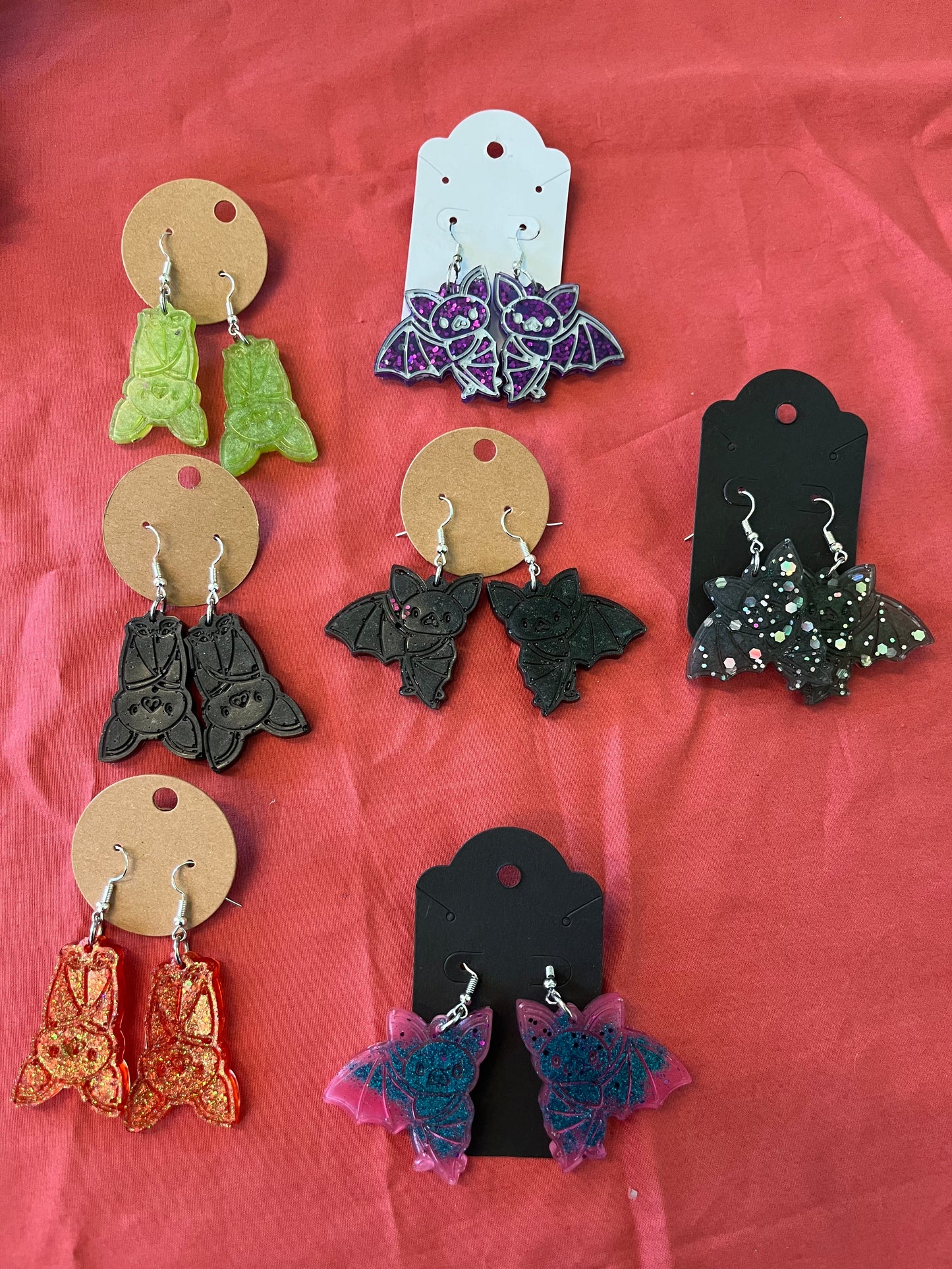 Bat earrings
