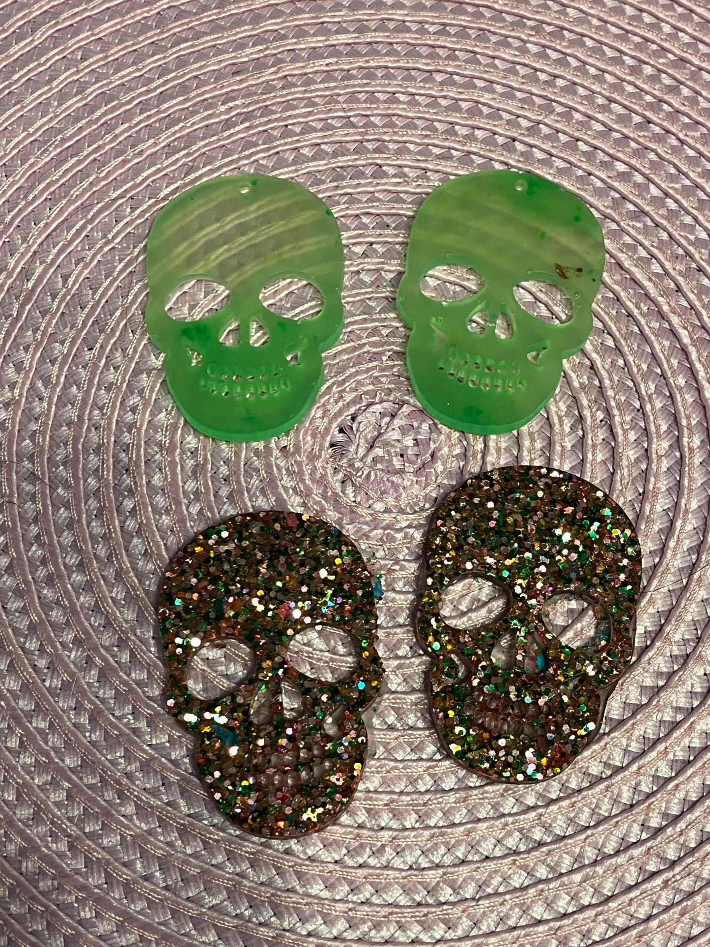 Skull earrings