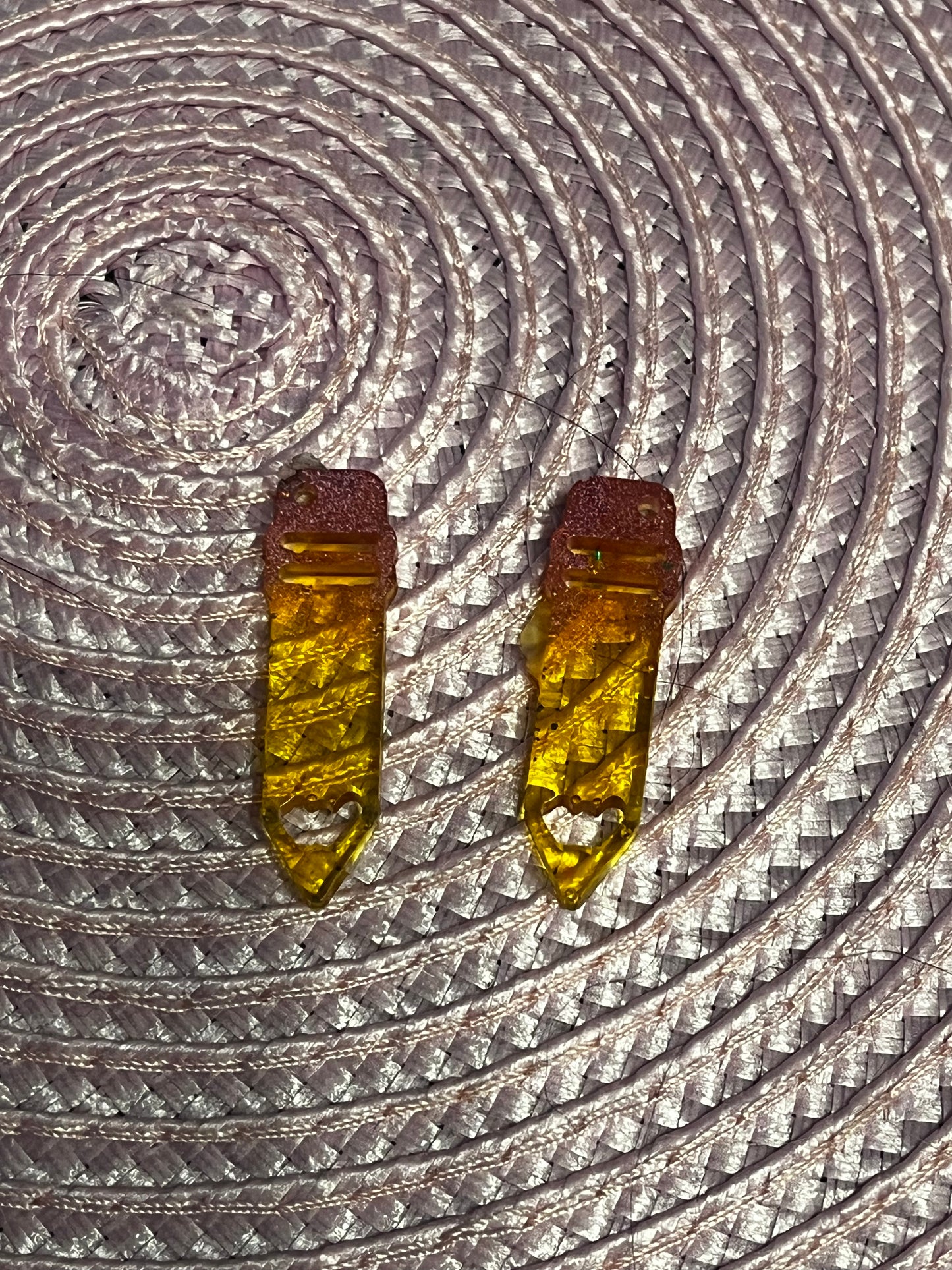 Pencil earrings