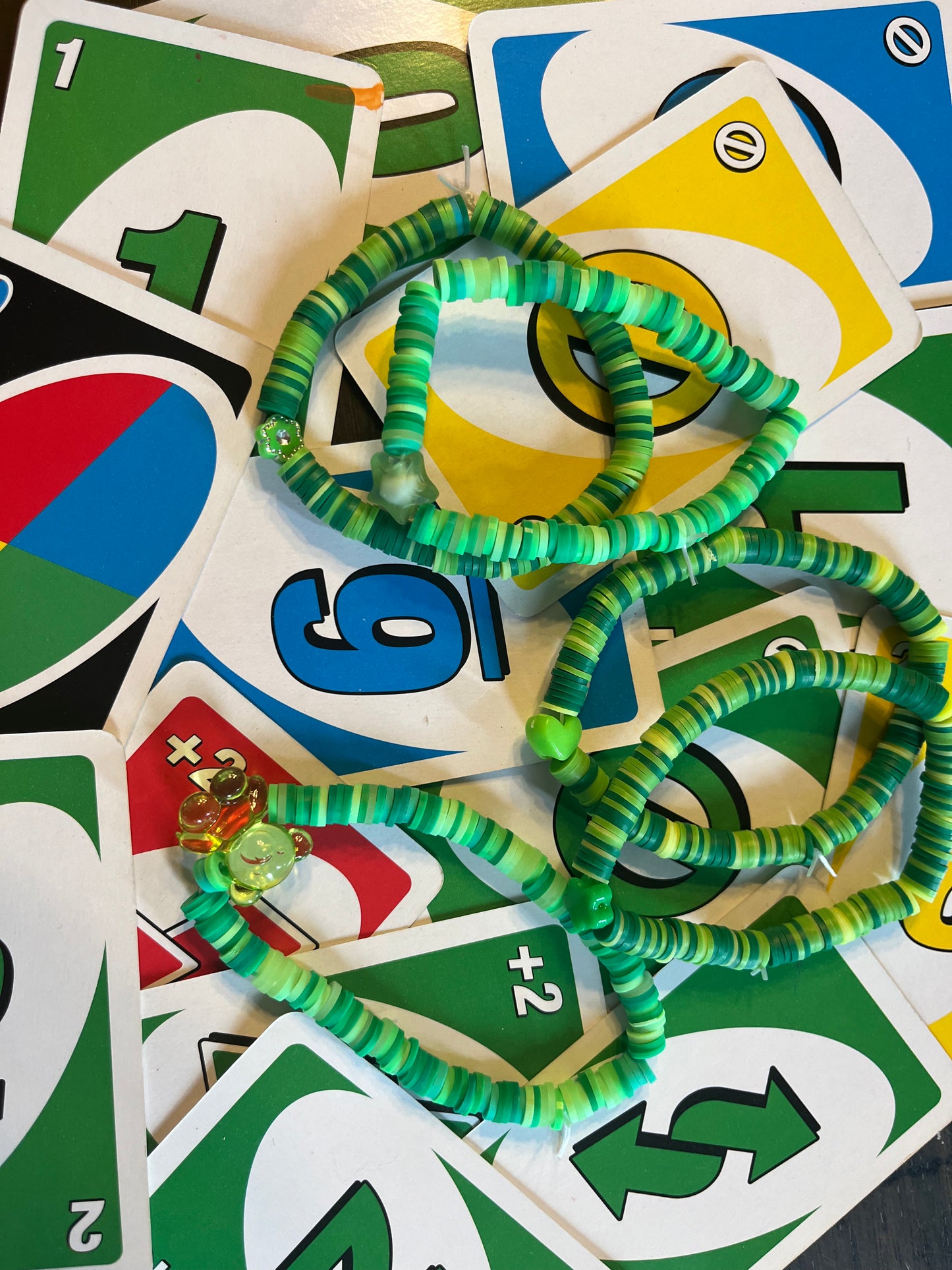 UNO challenge bracelets