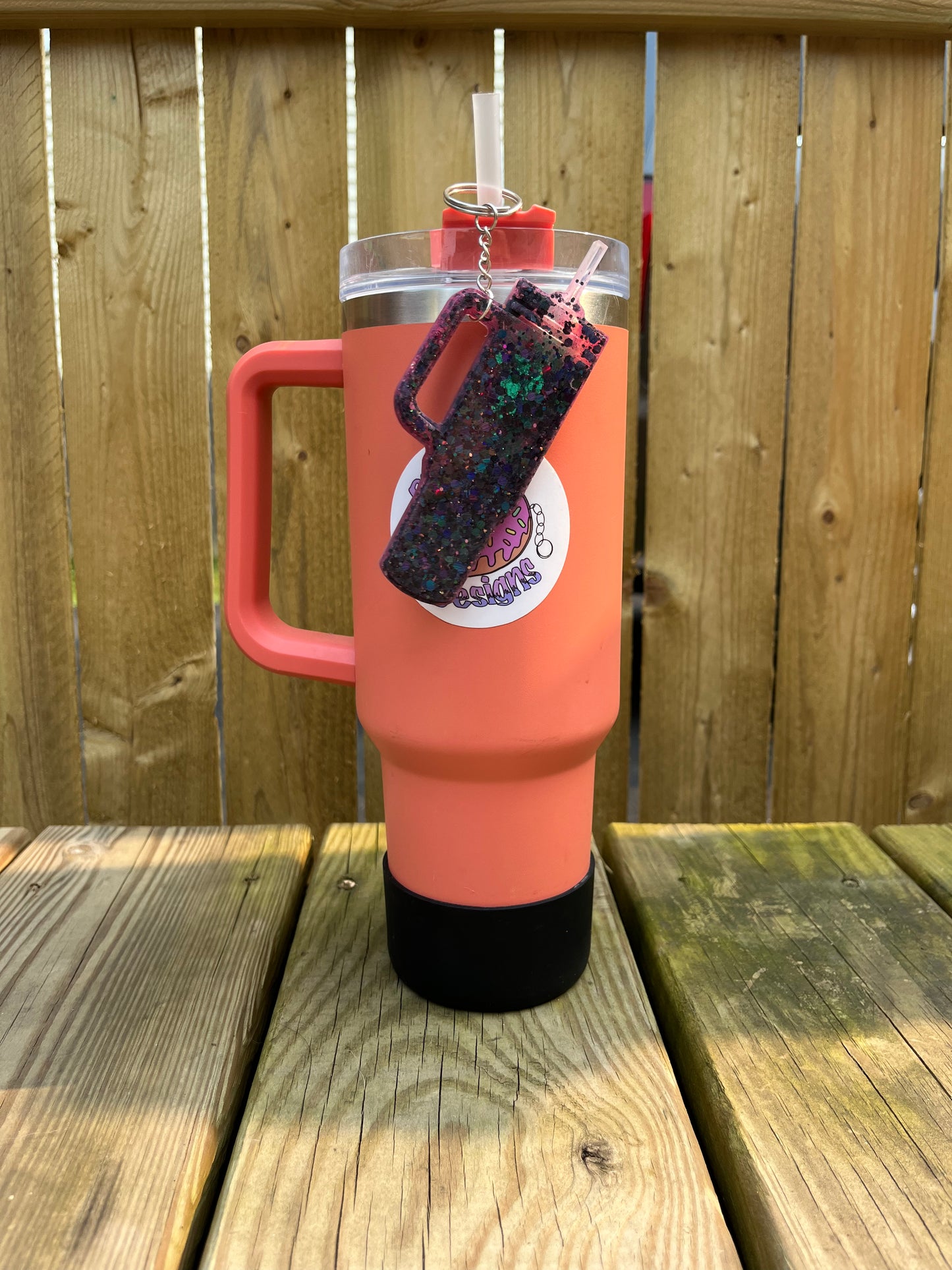 Large cup keychain