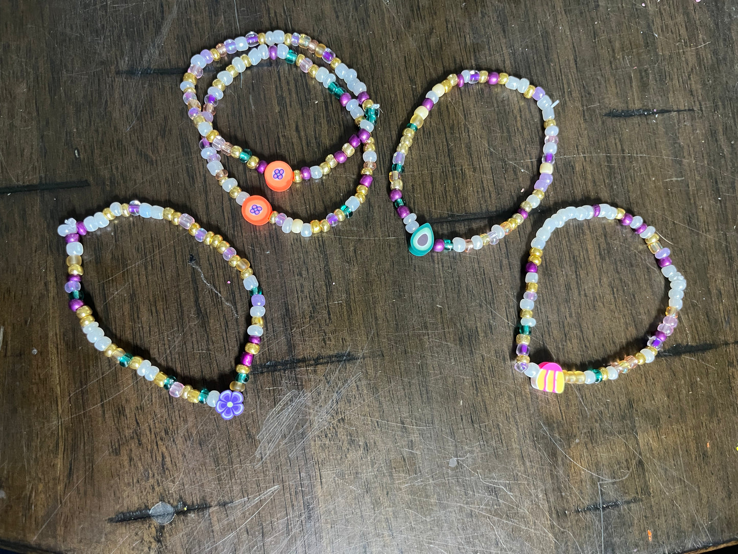 Purple bracelet