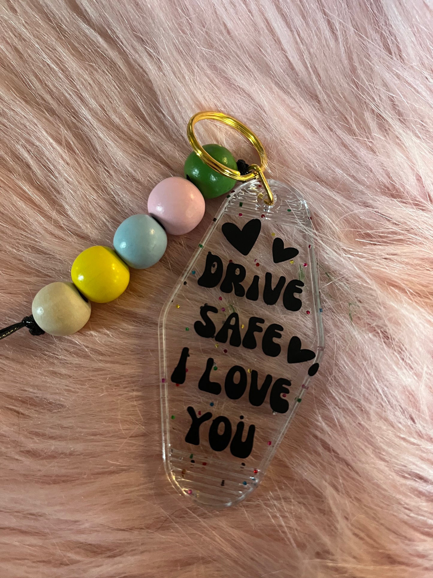 Motel keychains