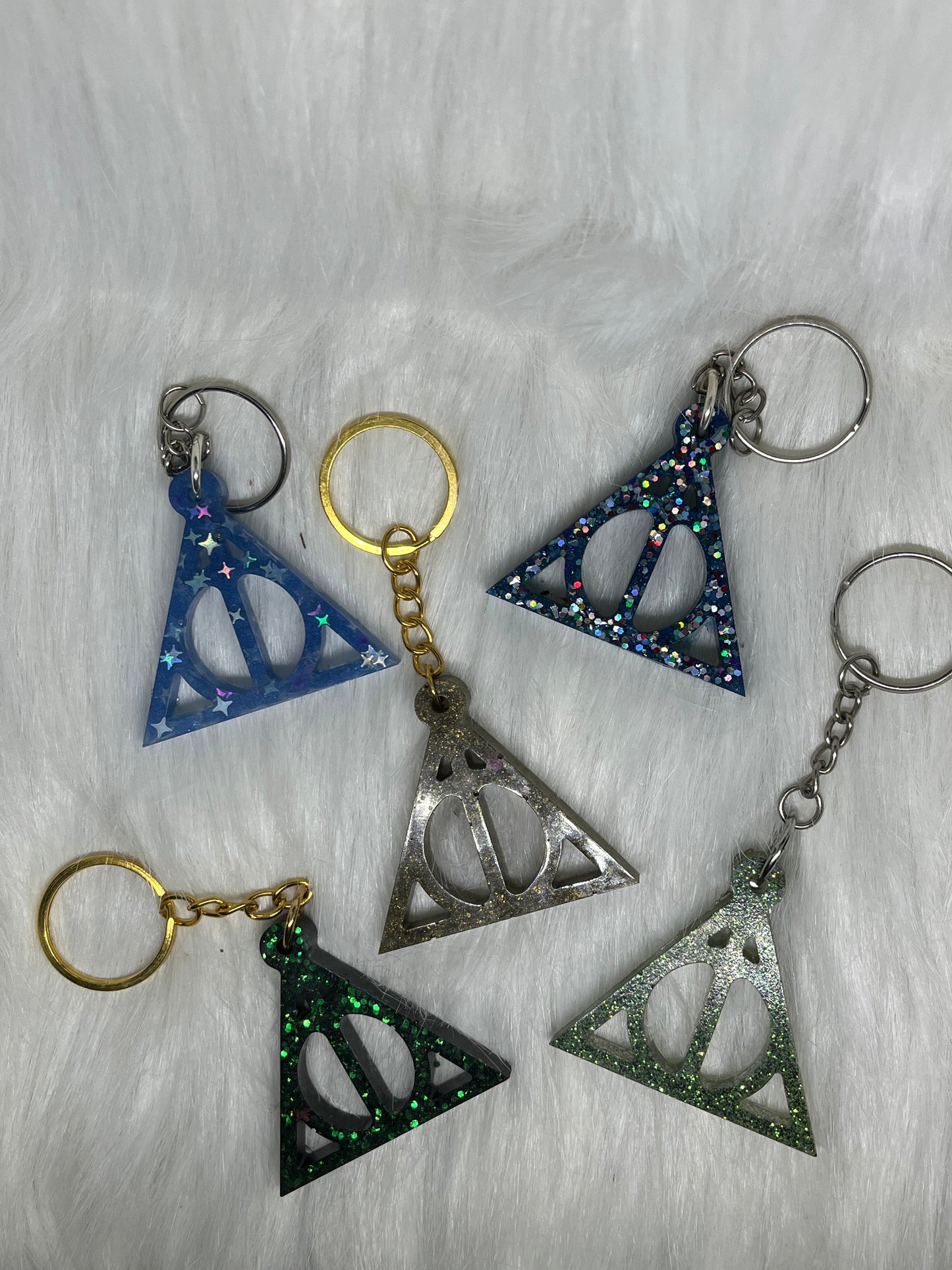 Deathly hallows keychain