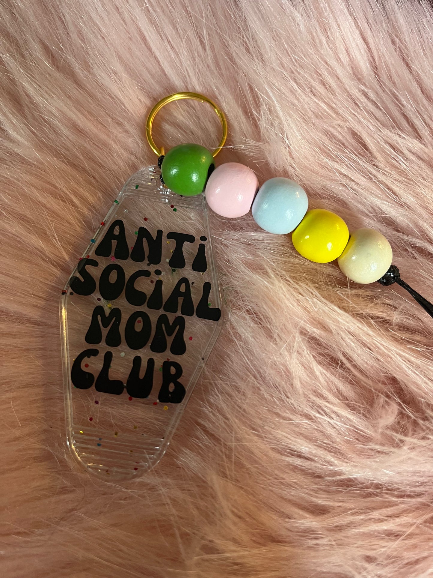Motel keychains