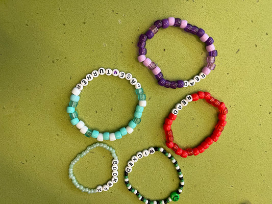 Word bracelets