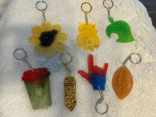 Resin keychain