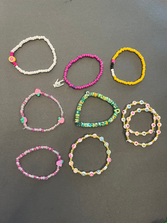 Single beaded bracelet