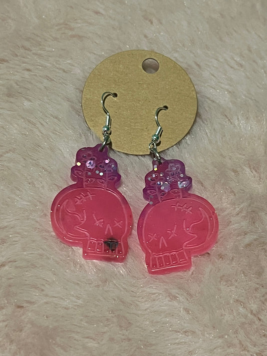 Skull earrings