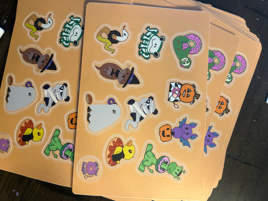 Halloween stickers