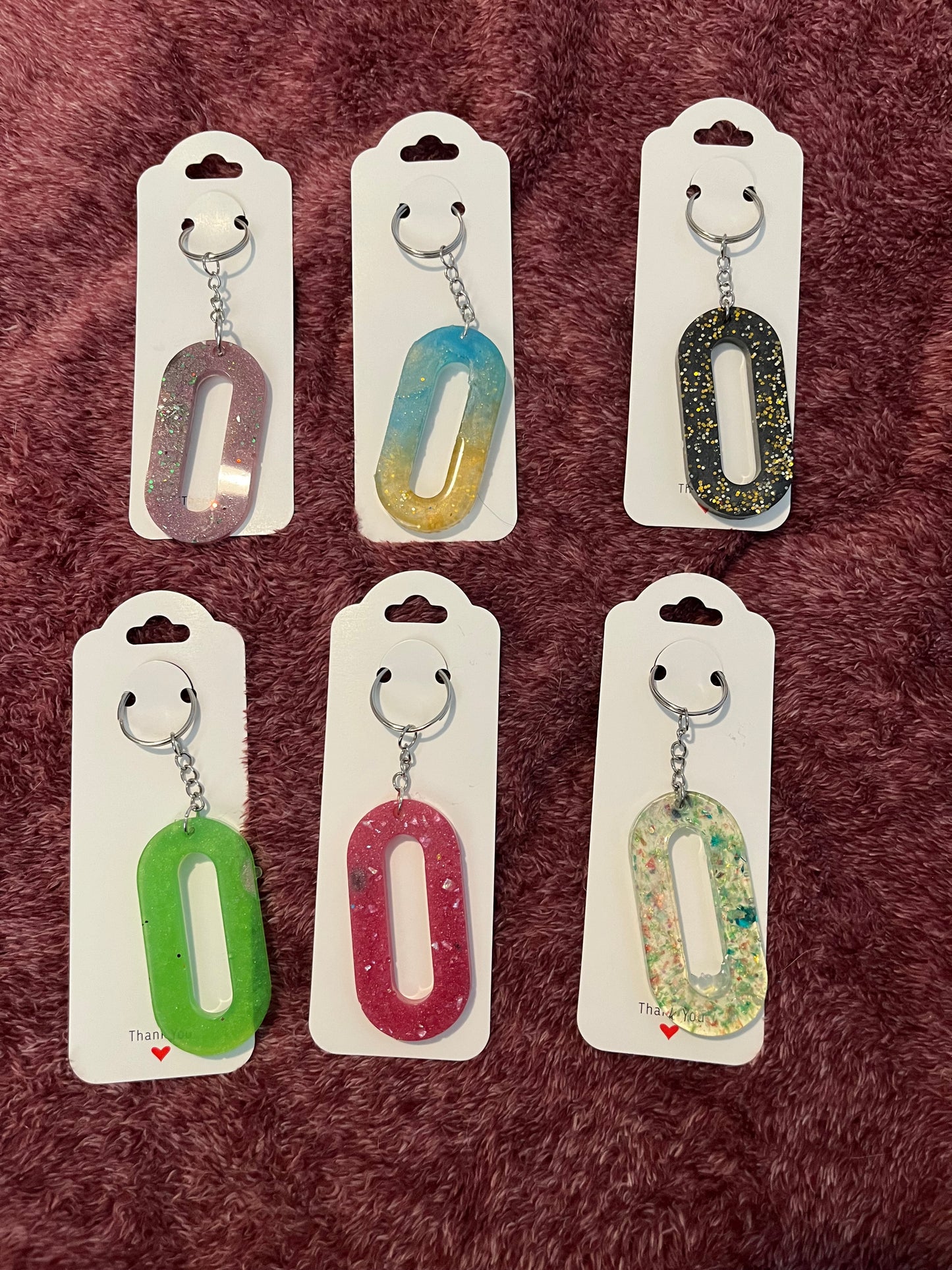 Letter keychain