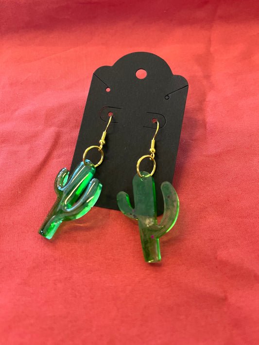 Cactus earrings