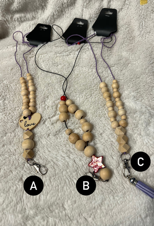 Wooden lanyards