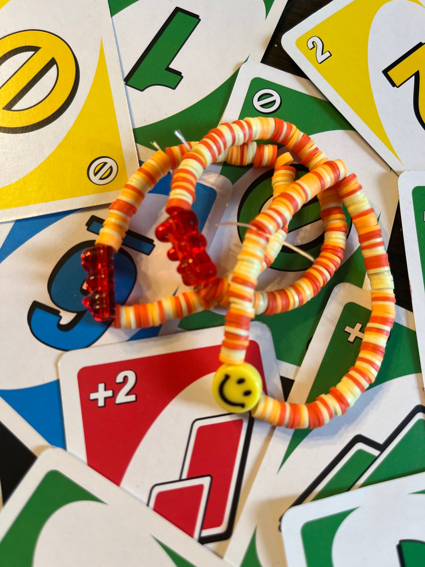 UNO challenge bracelets