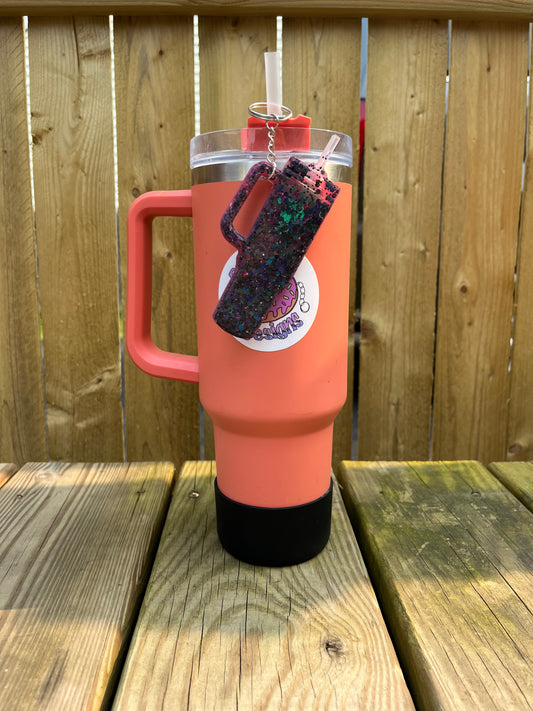 Large cup keychain