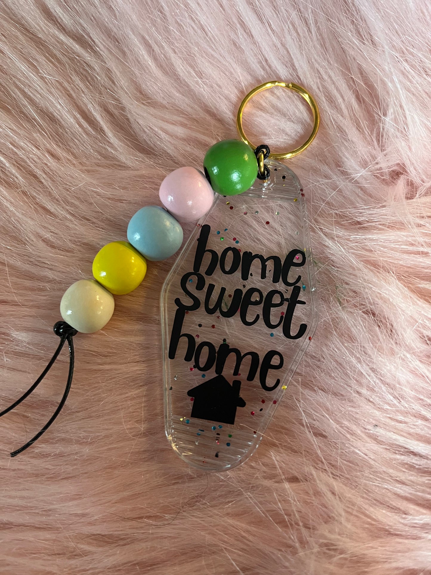 Motel keychains