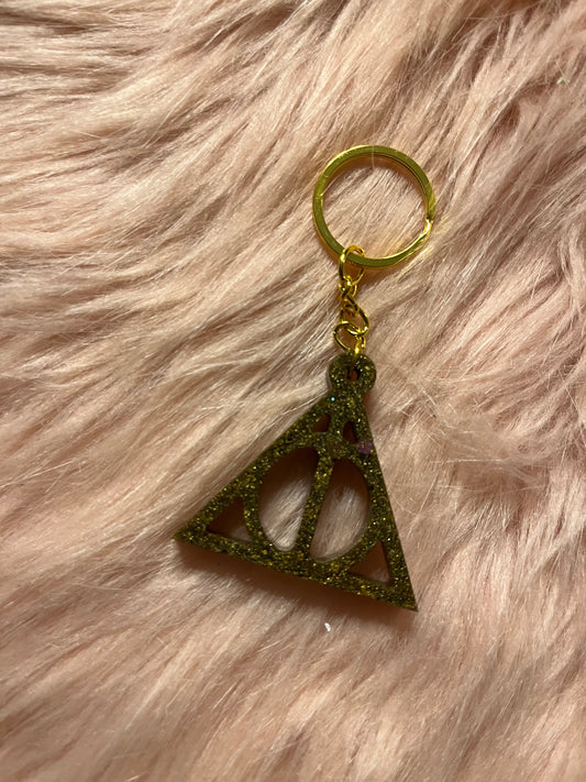 Deathly hallows keychain